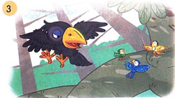 Họa mi, vẹt và quạ