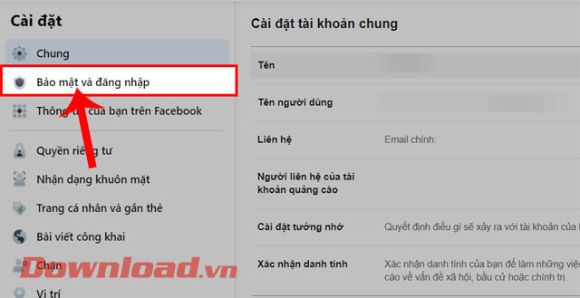 <p><strong>Bước 5: </strong>Tại khung cửa sổ <em>Cài đặt </em>ở phía bên trái màn hình khi này, click