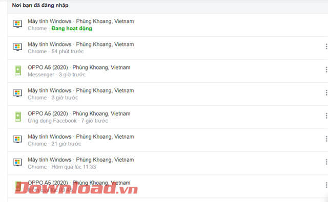 <p><strong>Bước 7: </strong>Cuối cùng, trên màn hình sẽ hiển thị toàn bộ thông tin đăng nhập tài khoản