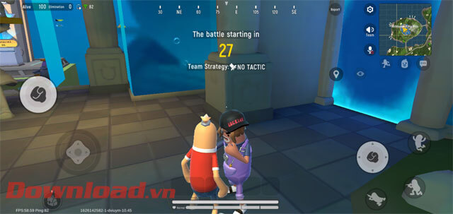 <p><strong>Bước 7: </strong>Lúc này tại phòng đợi của màn đấu, hãy chờ một lát để thời gian chờ đợi