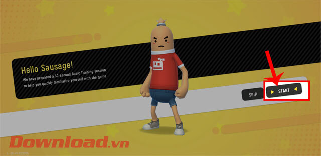 <p><strong>Bước 2:</strong> Sau khi đã tạo nhân vật thành công, hãy nhấn vào nút <strong>Start</strong>,