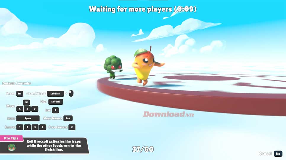 <p>Quay lại màn hình chính, click <strong>Ready</strong> để vào sảnh chờ. Đợi cho tới khi đủ số lượng