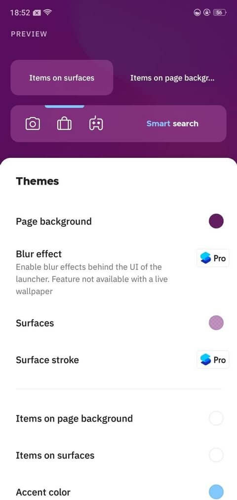 Xem trước Smart Launcher