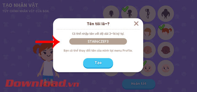 <p><strong>Bước 3: </strong>Lúc này trên màn hình khung cửa sổ <em>“Tên tôi là?”</em>, hãy <strong>đặt