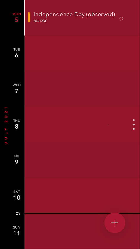 Timepage trên iPhone