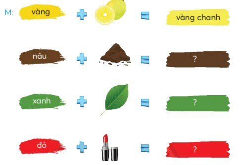 Tìm từ ngữ chỉ màu sắc