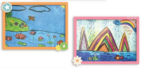 Bức tranh về cảnh đẹp thiên nhiên 