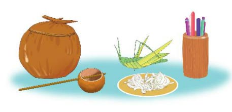Món ăn, đồ dùng, đồ chơi làm từ cây dừa