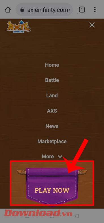 <p><strong>Bước 3:</strong> Trong giao diện tiện ích của game, chạm vào nút <strong>Play Now</strong>