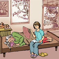 Soạn bài Quạt cho bà ngủ (trang 52)