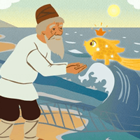 Soạn bài Ông lão đánh cá và con cá vàng - Cánh Diều 6