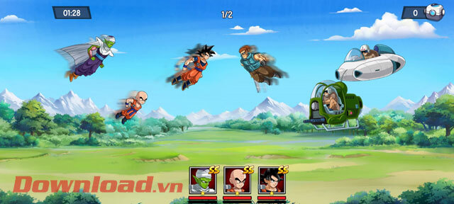 <p><strong>Bước 11: </strong>Khi bước trận đấu, các nhân vật của mình sẽ tự động chiến đấu với những