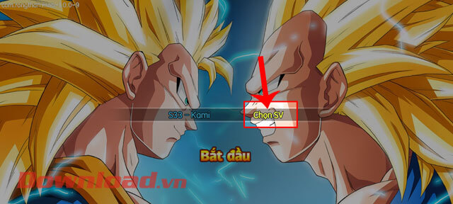 <p><strong>Bước 2:</strong> Lúc này tại màn hình chọn máy chủ của game, hãy nhấn vào mục <strong>Chọn