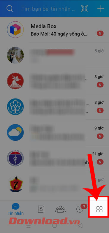 <p><strong>Bước 1: </strong>Đầu tiên, chúng ta sẽ <strong>mở ứng dụng Zalo</strong> trên điện thoại