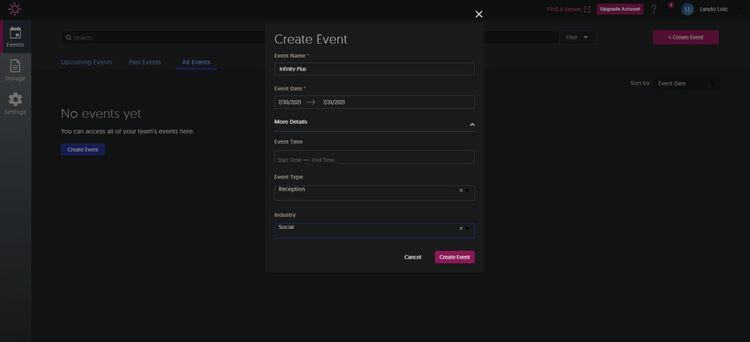 Phần mềm Social Tables