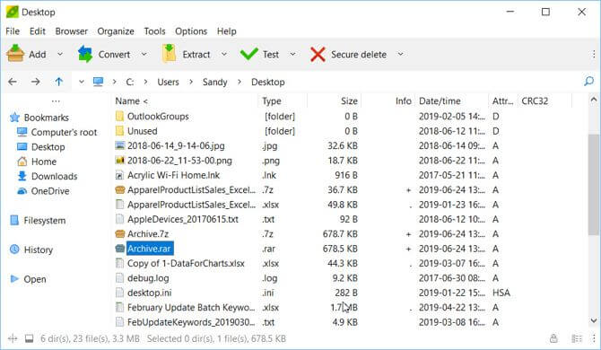 Phần mềm giải nén PeaZip