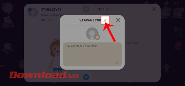 Chạm vào biểu tượng chiếc bút