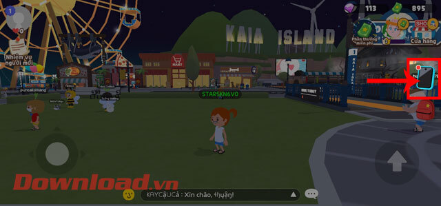 Nhấn vào biểu tượng điện thoại