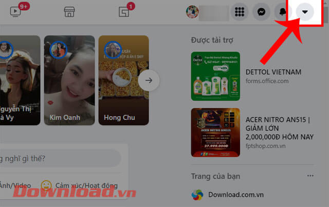 <p><strong>Bước 2:</strong> Khi đã đăng nhập tài khoản thành công, click chuột vào <strong>biểu tượng