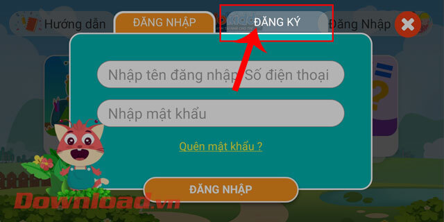 <p><strong>Bước 2:</strong> Trong khung cửa sổ <em>Đăng nhập </em>bây giờ, hãy chạm vào nút <strong>Đăng