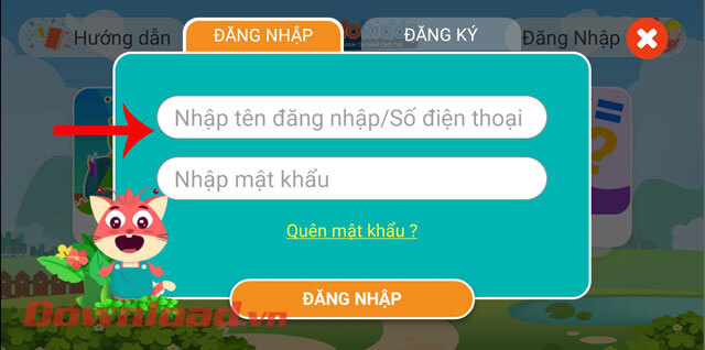 <p><strong>Bước 4: </strong>Lúc này khi đã đăng ký tài khoản thành công, quay trở lại phần đăng nhập,