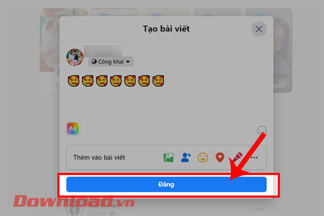 <p><strong>Bước 5:</strong> Cuối cùng, click chuột vào nút <strong>Đăng</strong>, để đăng tải bài viết