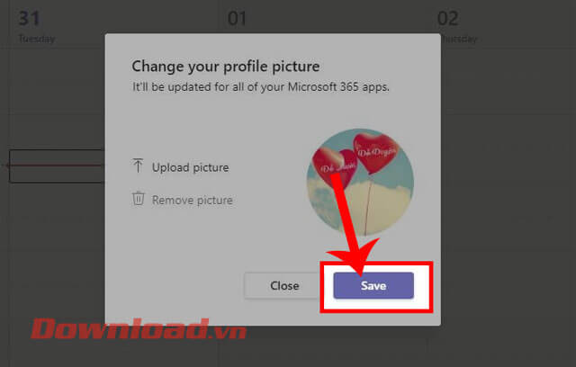 <p><strong>Bước 6:</strong> Quay trở lại khung cửa sổ <em>Change your profile picture</em>, nhấp chuột
