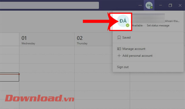 <p><strong>Bước 3: </strong>Ở khung cửa sổ tài khoản khi này, tiếp tục nhấp chuột vào <strong>ảnh đại