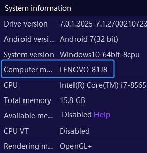 Kiểm tra thông tin PC