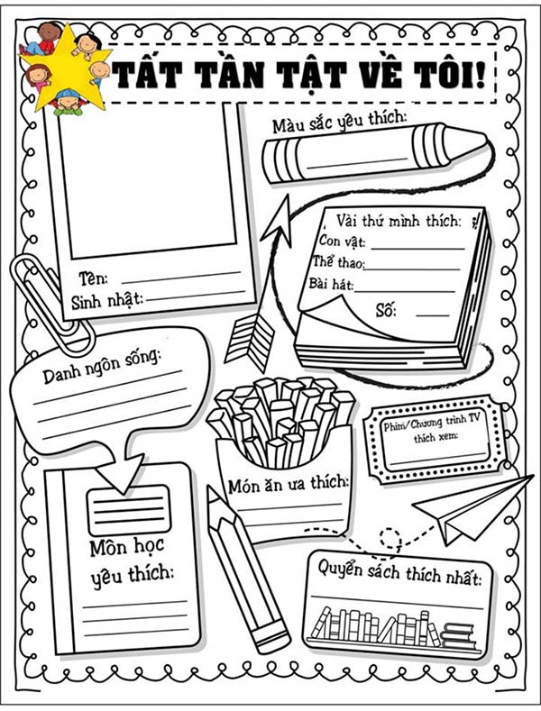 Phiếu học tập đầu năm 2021 - 2022