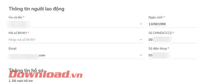 <p><strong>Bước 4: </strong>Sau khi đã đăng nhập tài khoản thành công, tại phần <strong>Thông tin người