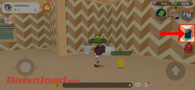 Nhấn vào biểu tượng điện thoại