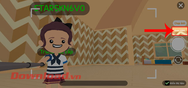 Ấn vào mục Quay video