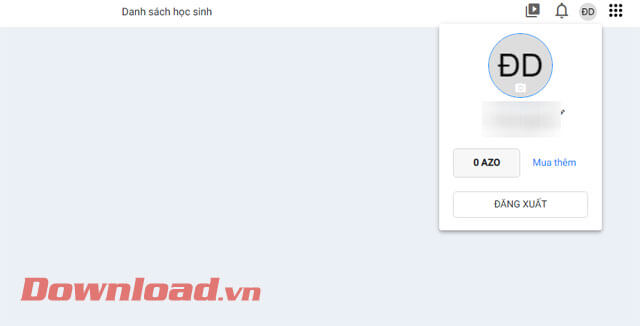 <p><strong>Bước 5:</strong> Cuối cùng, sau khi đăng ký tài khoản thì hệ thống của Azota sẽ tự động đăng