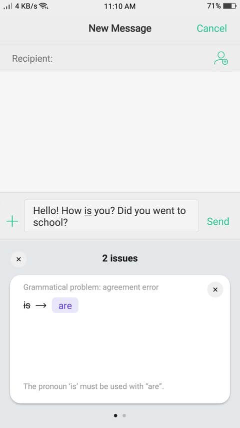 Linguix kiểm tra ngữ pháp