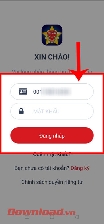 <p><strong>Bước 5: </strong>Bây giờ hệ thống sẽ gửi mật khẩu đăng nhập đến tin nhắn điện thoại, <strong>nhập