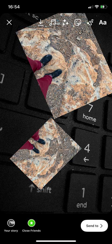 Ghép ảnh đẹp trên Instagram