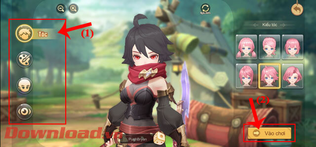 <p><strong>Bước 6: </strong>Tiếp theo, hãy <strong>thiết lập những đặc điểm cho nhân vật</strong> của