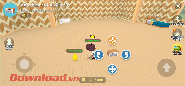 Điều chỉnh vị trí của radio