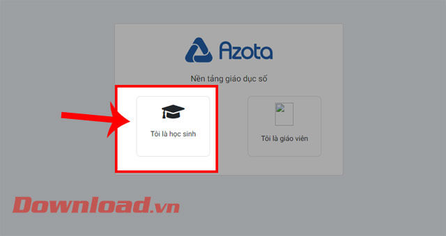 <p><strong>Bước 3: </strong>Tại màn hình khi này xuất hiện khung cửa sổ tạo tài khoản Azota, click chuột