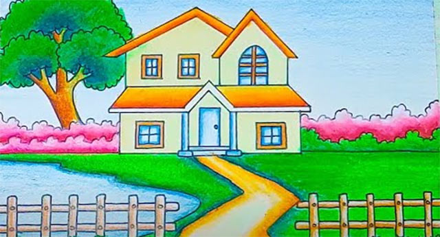 Draw a simple picture of your house
