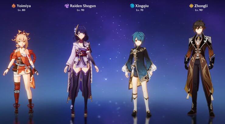 Cách build đội hình cho Raiden Shogun