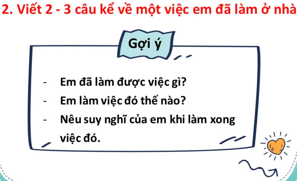 Dàn ý chi tiết kể việc làm ở nhà của em