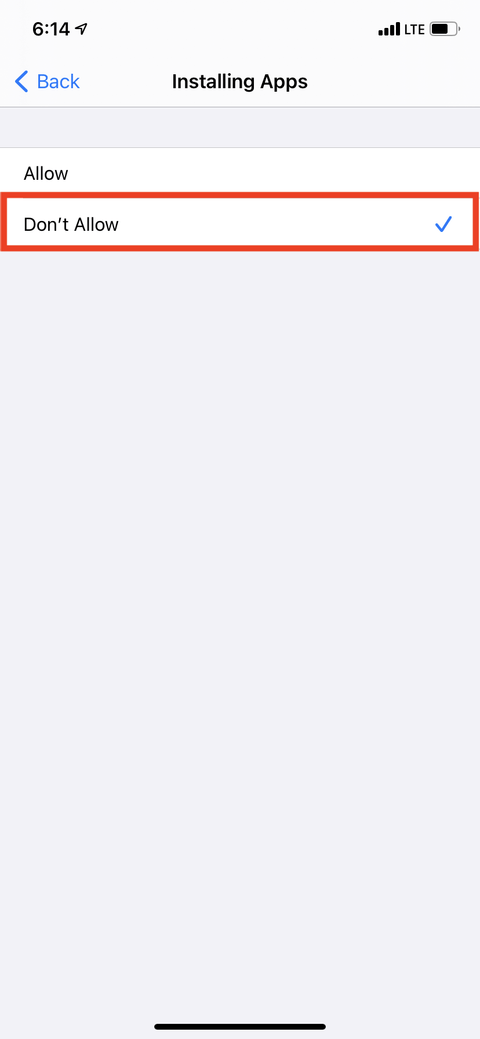 Không cho cài đặt app YouTube