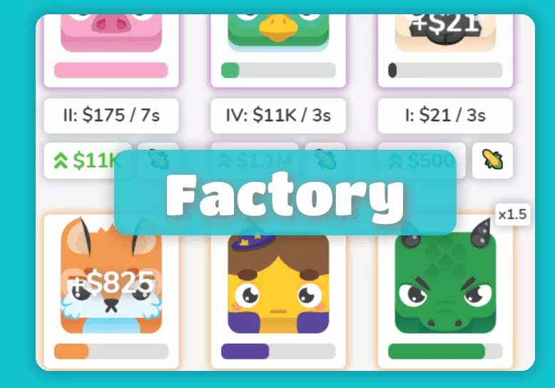 Game Factory trong Blooket