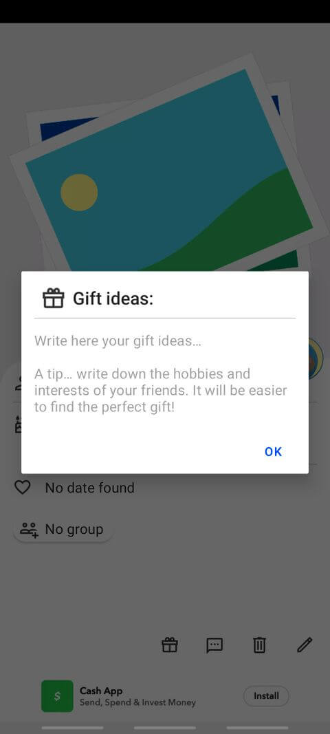 Ứng dụng Birthday Reminder