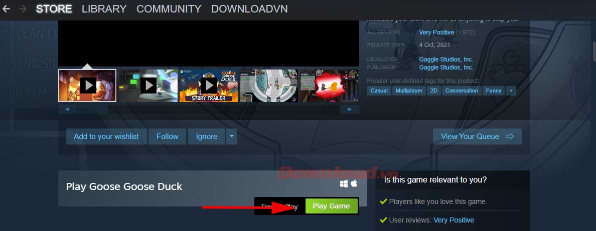 <p>2. Click <strong>Play Game</strong>.</p>