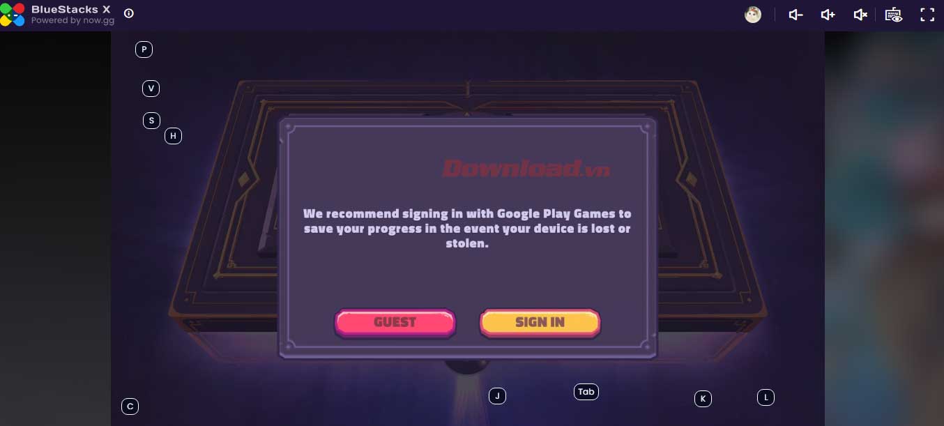 <p>5. Làm theo hướng dẫn để chơi game. Thế là xong!</p>