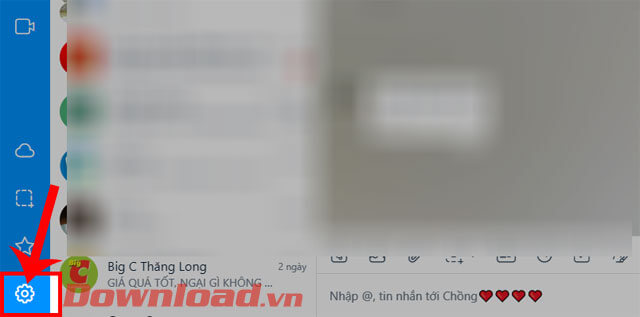 <p><strong>Bước 2:</strong> Tại giao diện chính của ứng dụng, click chuột vào <strong>biểu tượng cài