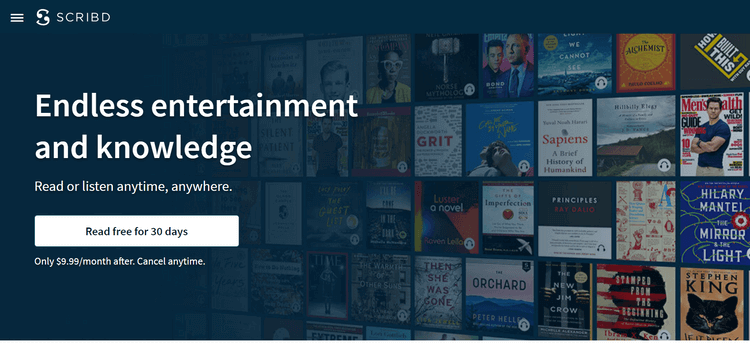 Scribd mang tới cho bạn kho kiến thức và giải trí vô tận